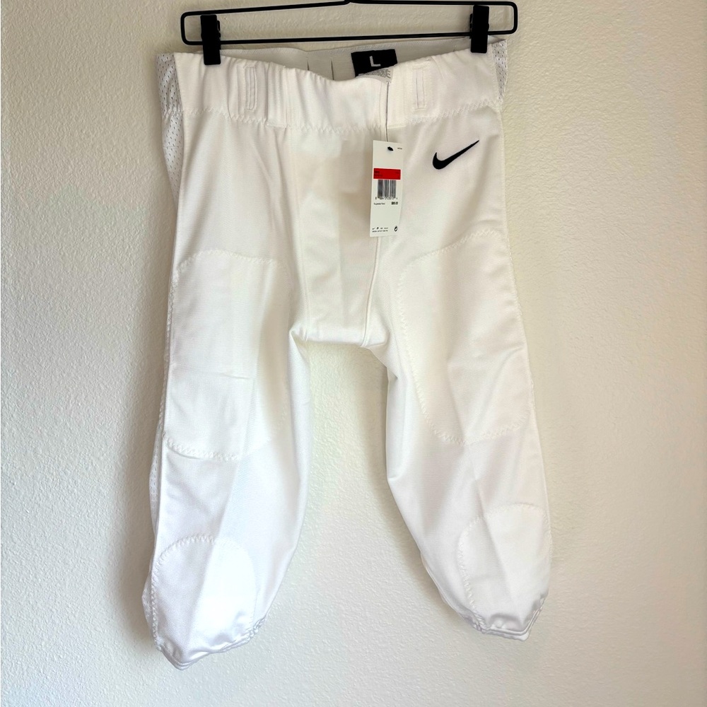 Nike White Football Pants Large